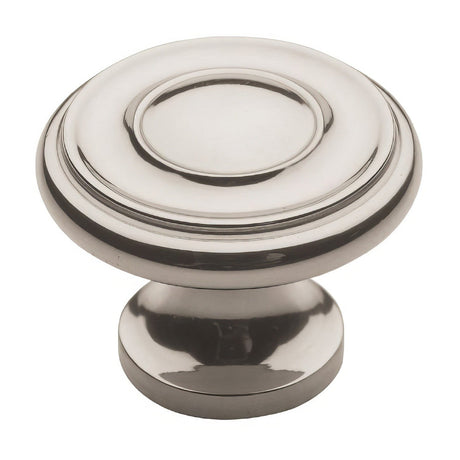 Baldwin 4491055 lifetime bright nickel mushroom cabinet knob