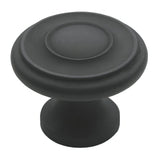 Baldwin 4491190 satin black mushroom cabinet knob