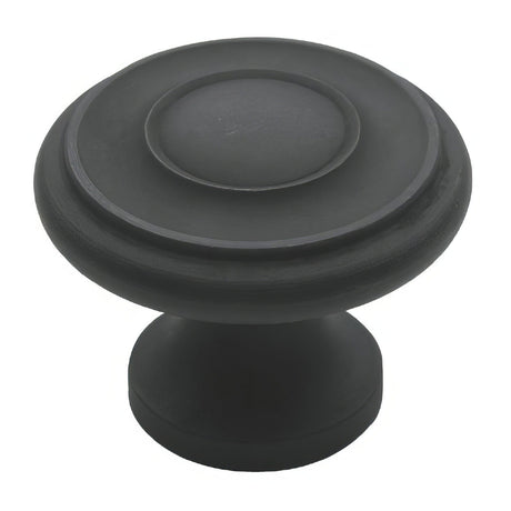 Baldwin 4491190 satin black mushroom cabinet knob