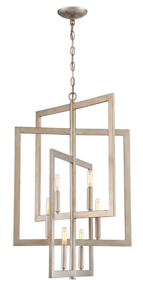 Craftmade 44936-GT Portrait 6 Light Foyer Gold Twilight