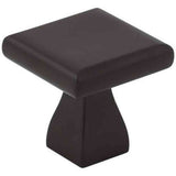 Elements 449MB matte black cabinet knob