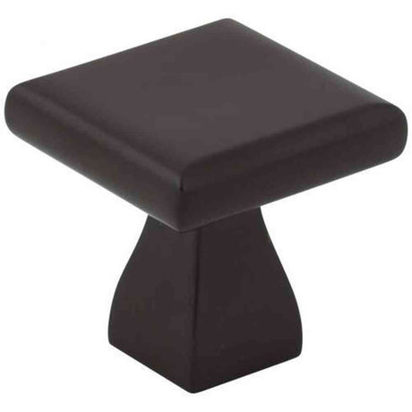 Elements 449MB matte black cabinet knob