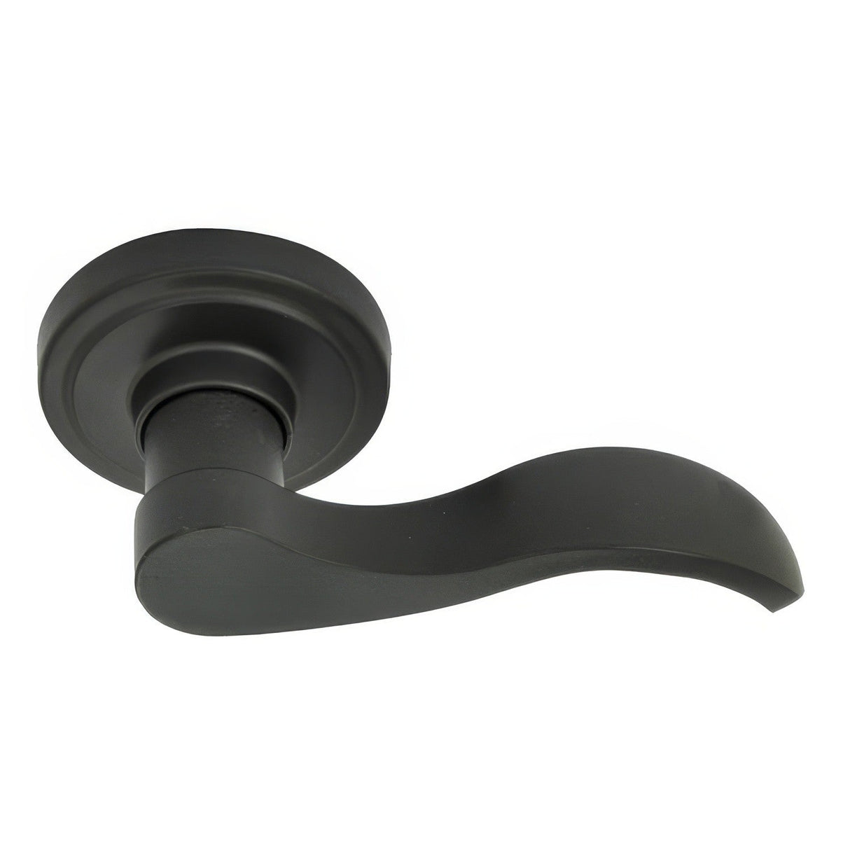 Better Home Products 45144BLK matte black passage door lever