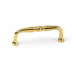 Laurey 454 3-1/2" Solid Brass Cabinet Pull