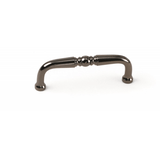 Laurey 45412 454 3-1/2" Solid Brass Cabinet Pull Black Nickel