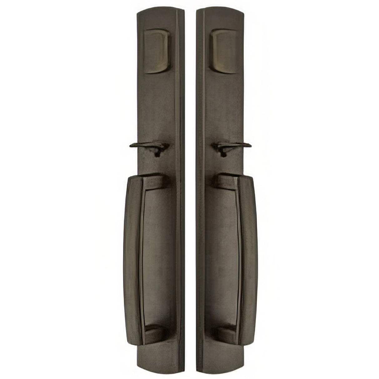 Emtek 455727MB medium bronze dummy handleset
