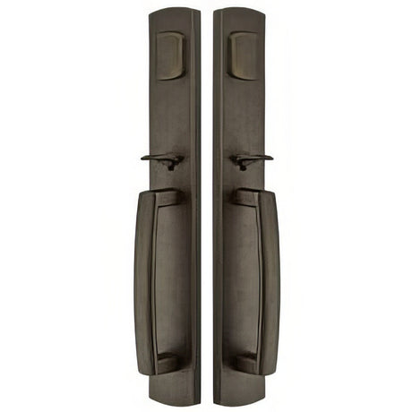 Emtek 455727MB medium bronze dummy handleset