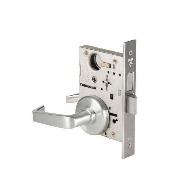 Best 45H0L15H626RH satin chrome privacy door lever