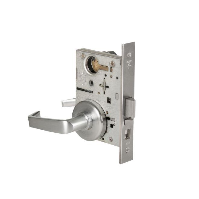 Best 45H7A15H626RH satin chrome office door lever