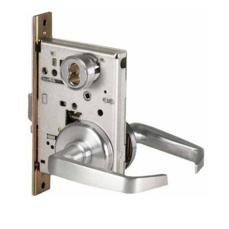 Best 45H7D15H626LH satin chrome storeroom door lever