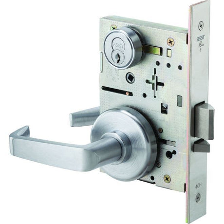 Best 45H7R15H626RH satin chrome classroom door lever