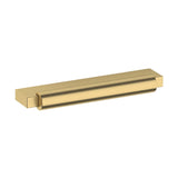 Baldwin 4624044 lifetime satin brass rectangular cabinet pull