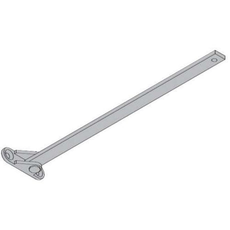 LCN 464079LRAL 4640 Series long rod and shoe, front view