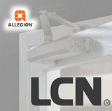 LCN 4642REGAL aluminum handicap accessible surface mounted top jamb push side operator