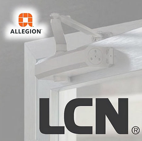 LCN 4642REGAL aluminum handicap accessible surface mounted top jamb push side operator
