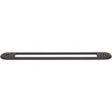 Top Knobs TK3354BLK Brockwell 6 5/16" Center to Center Pull Backplate Flat Black
