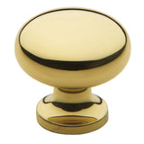 Baldwin 4704031 unlacquered brass mushroom cabinet knob