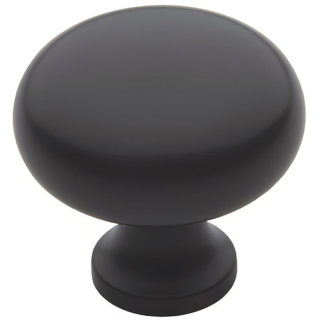 Baldwin 4706190 satin black mushroom cabinet knob