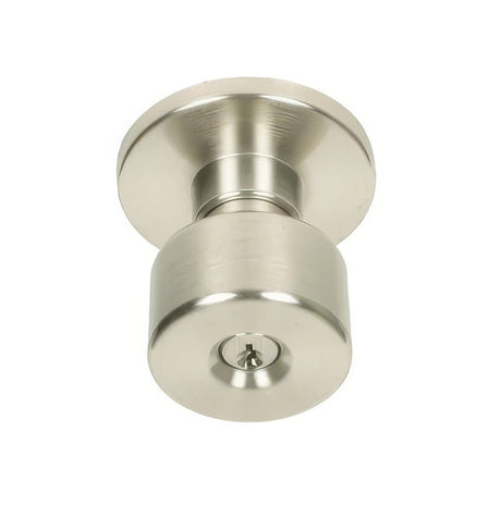 Better Home Products 47515SN satin nickel keyed entry door knob