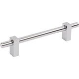 Jeffrey Alexander 478-128PC polished chrome cabinet drawer pull