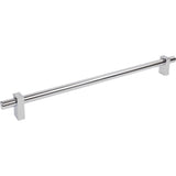 Jeffrey Alexander 478-18PC polished chrome cabinet pull / appliance pull