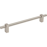 Jeffrey Alexander 478-192SN satin nickel cabinet drawer pull