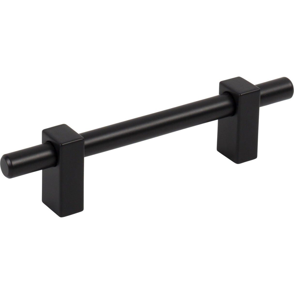 Jeffrey Alexander 478-96MB matte black cabinet drawer pull