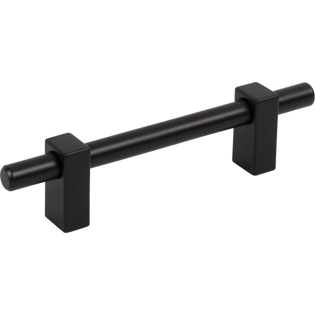 Jeffrey Alexander 478-96MB matte black cabinet drawer pull