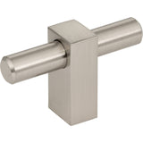 Jeffrey Alexander 478T-SN satin nickel cabinet knob
