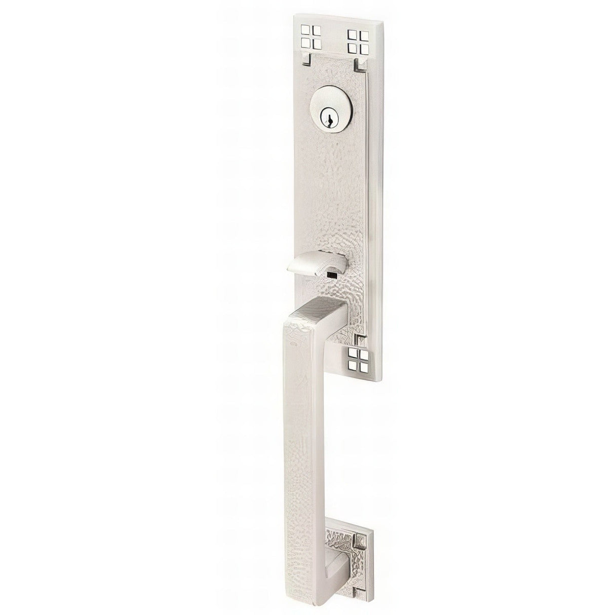 Emtek 4811HMUS15RH satin nickel single cylinder handleset