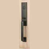 Emtek Knob 2-3/8" and 2-3/4" Backset Single Cylinder Davos Tubular Handleset - Reversible in Oil Rubbed Bronze