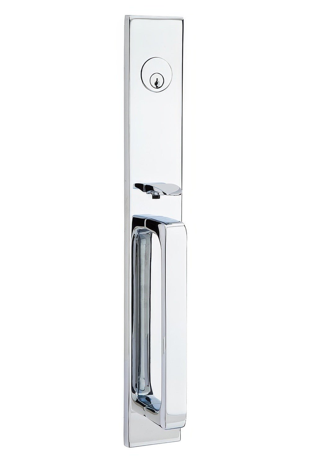 Emtek 4819GVUS26LH polished chrome single cylinder handleset