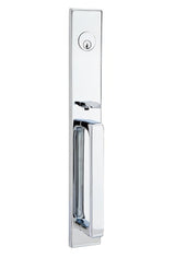 Emtek 4819GVUS26LH polished chrome single cylinder handleset