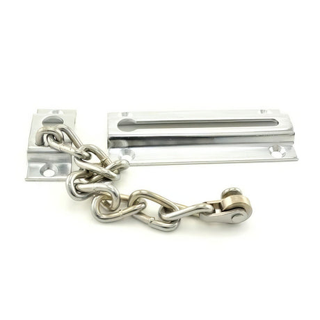 Ives 481B26D chain door guard in satin stainless, additional view