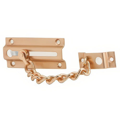 Ives 481F10 chain door guard in satin stainless, additional view