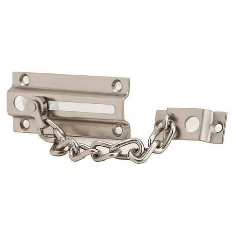 Ives 481F15 chain door guard in satin stainless, additional view