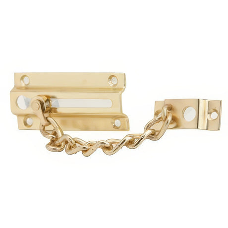 Ives 481F4 chain door guard in satin stainless, additional view