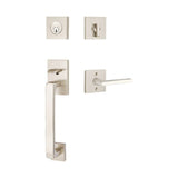 Emtek 4820HLOUS15RH satin nickel single cylinder handleset