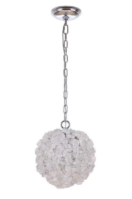 Craftmade 48490-CH Roxx pendant in polished brass, additional view