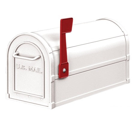 Salsbury Industries 4850WHT rural mailbox, additional view