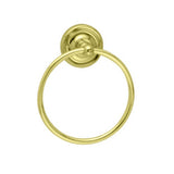 Orca Hardware 4860-SB satin brass towel ring
