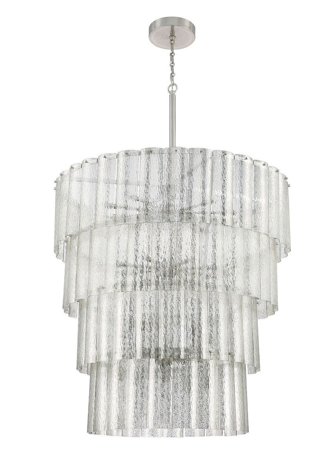 Craftmade 48628-BNK brushed polished nickel chandelier