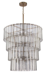 Craftmade 48628-SB satin brass chandelier