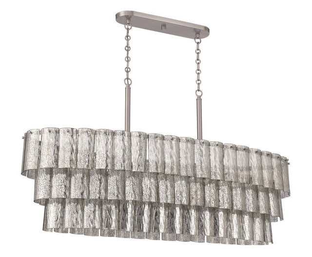 Craftmade 48677-BNK brushed polished nickel island