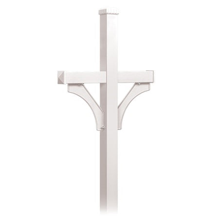 Salsbury Industries 4872WHT mailbox post, additional view