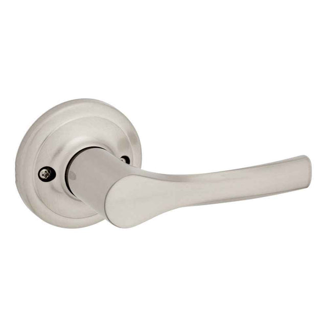 Kwikset Henley Half Dummy Door Lever in Satin Nickel