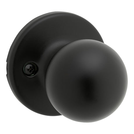 Kwikset Polo Half Dummy Door Knob in Antique Brass