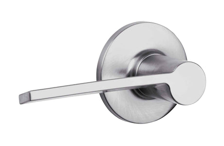 Kwikset Left Hand Palmina Half Dummy Door Lever in Satin Chrome