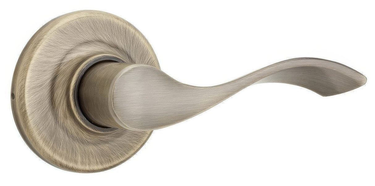 Kwikset 488BLRH-5 antique brass single dummy