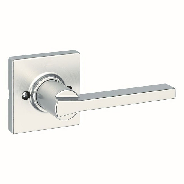 Kwikset 488CSLSQT-15 satin nickel single dummy door lever